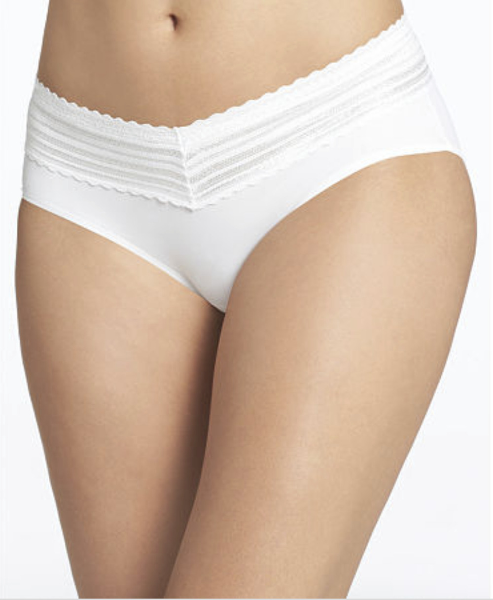 Warner's Women No Pinching No Problems Hipster Briefs White Size 7/L